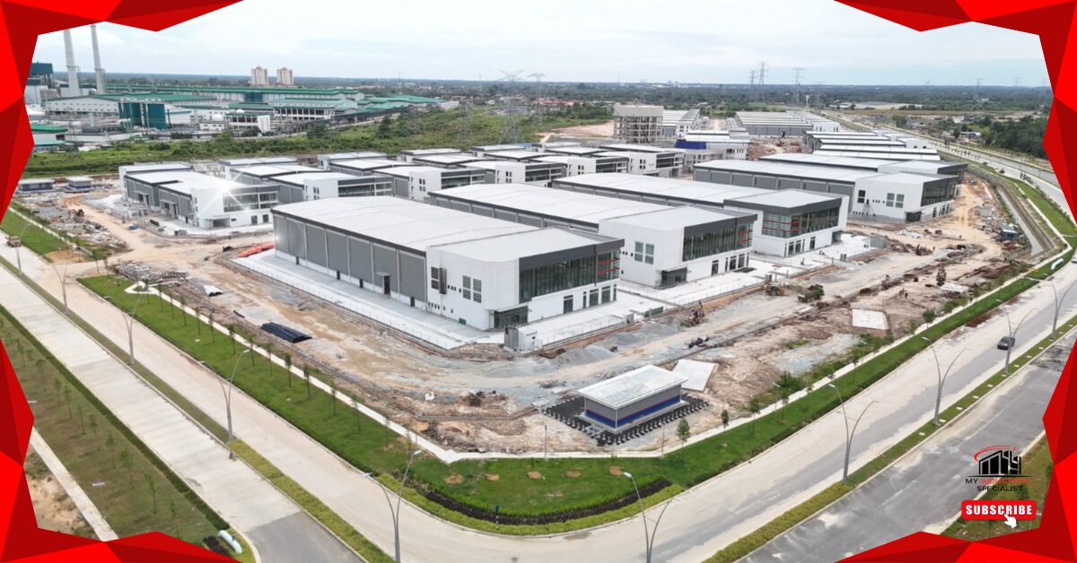 Compass Industrial Park Aerial View Highlighting Modern Infrastructure And Sme Precinct In Kota Seri Langat