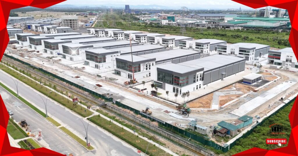 Compass Industrial Park - Kota Seri Langat – Premier Industrial &Amp; Logistics Hub 5 Compass Industrial Park Aerial View Highlighting Modern Infrastructure And Sme Precinct In Kota Seri Langat.