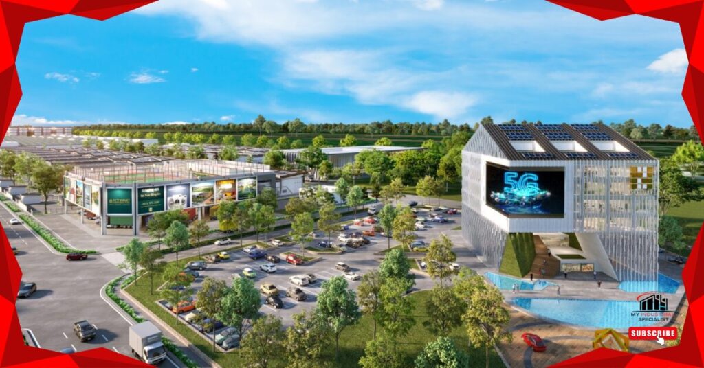 Nct Smart Industrial Park Sepang: Malaysia’s Premier Managed 5G-Enabled Industrial Hub 6 Modern, State-Of-The-Art Main Entrance Of Nct Smart Industrial Park With Advanced Security Features