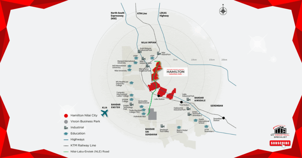 Hamilton Industrial Park 2 Semi Detached Factory For Sale In Nilai