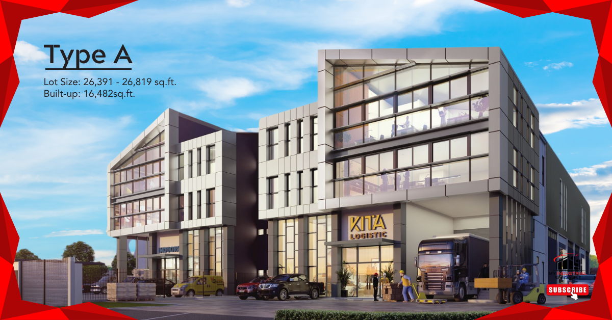 Kita Industrial Hub @ Elmina East – New Freehold Semi-D Factories In Shah Alam U16 4 Freehold Industrial Park Shah Alam