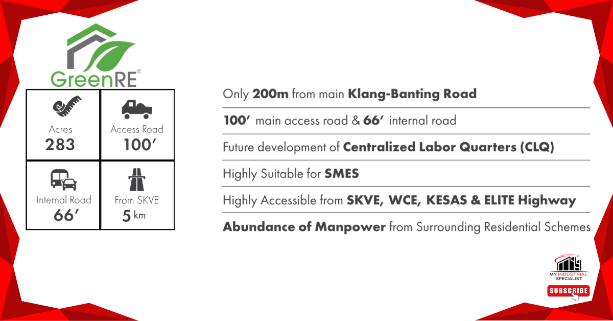 Wisdom Park Jenjarom New Factory For Sale