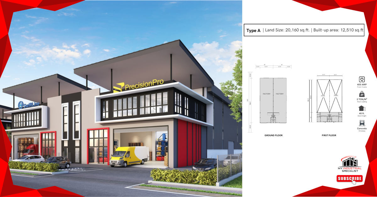 Wisdom Park Jenjarom New Factory For Sale