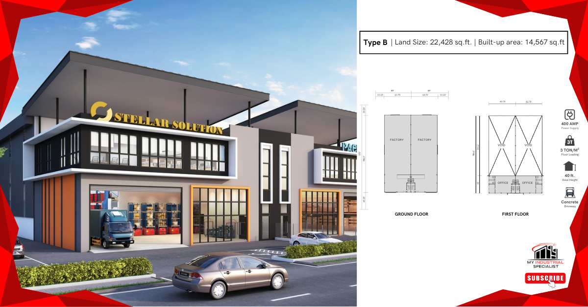 Wisdom Park Jenjarom New Factory For Sale