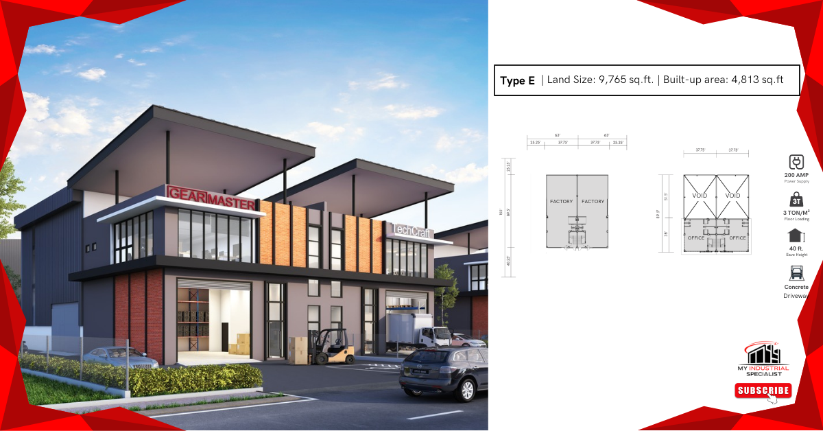 Wisdom Park Jenjarom New Factory For Sale